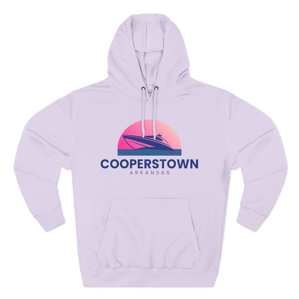 Cooperstown Vibes Hoodie with Design, Perfect for Autumn Lovers, Comfortable and Stylish, Great Gift for Vacations