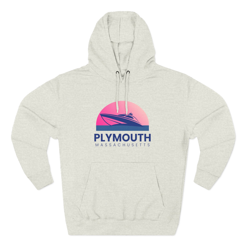 Plymouth Vibes Hoodie with Design, Perfect for Autumn Lovers, Comfortable and Stylish, Great Gift for Vacations