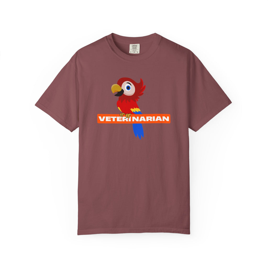 Veterinarian Parrot T-Shirt | Cute Animal Lover Shirt, Unisex Teen Gift, Animal Care Apparel, Funny Pet Shirt, Veterinary Gifts