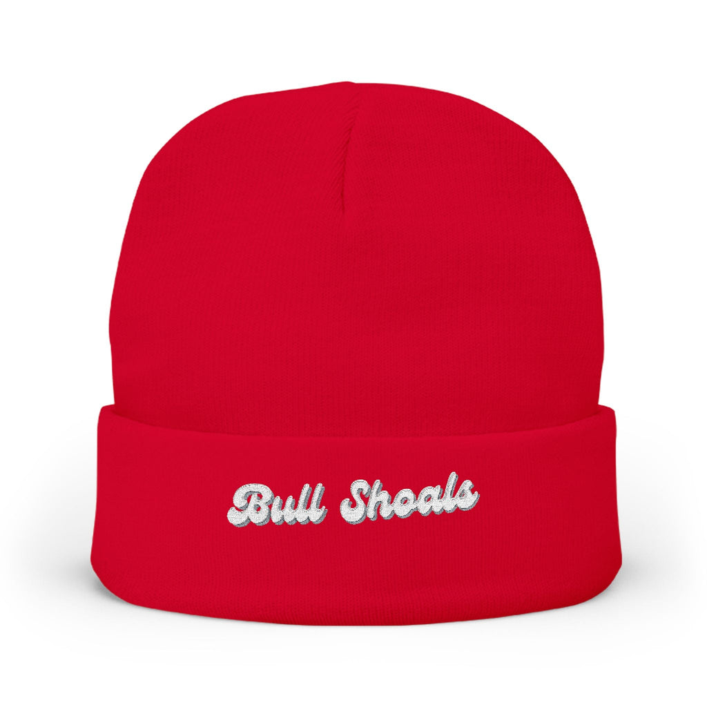 Bull Shoals Cozy Embroidered Knit Beanie | Winter Hat, Casual Fashion Accessory, Gift for Him/Her, Cozy Style, Outdoor Wear