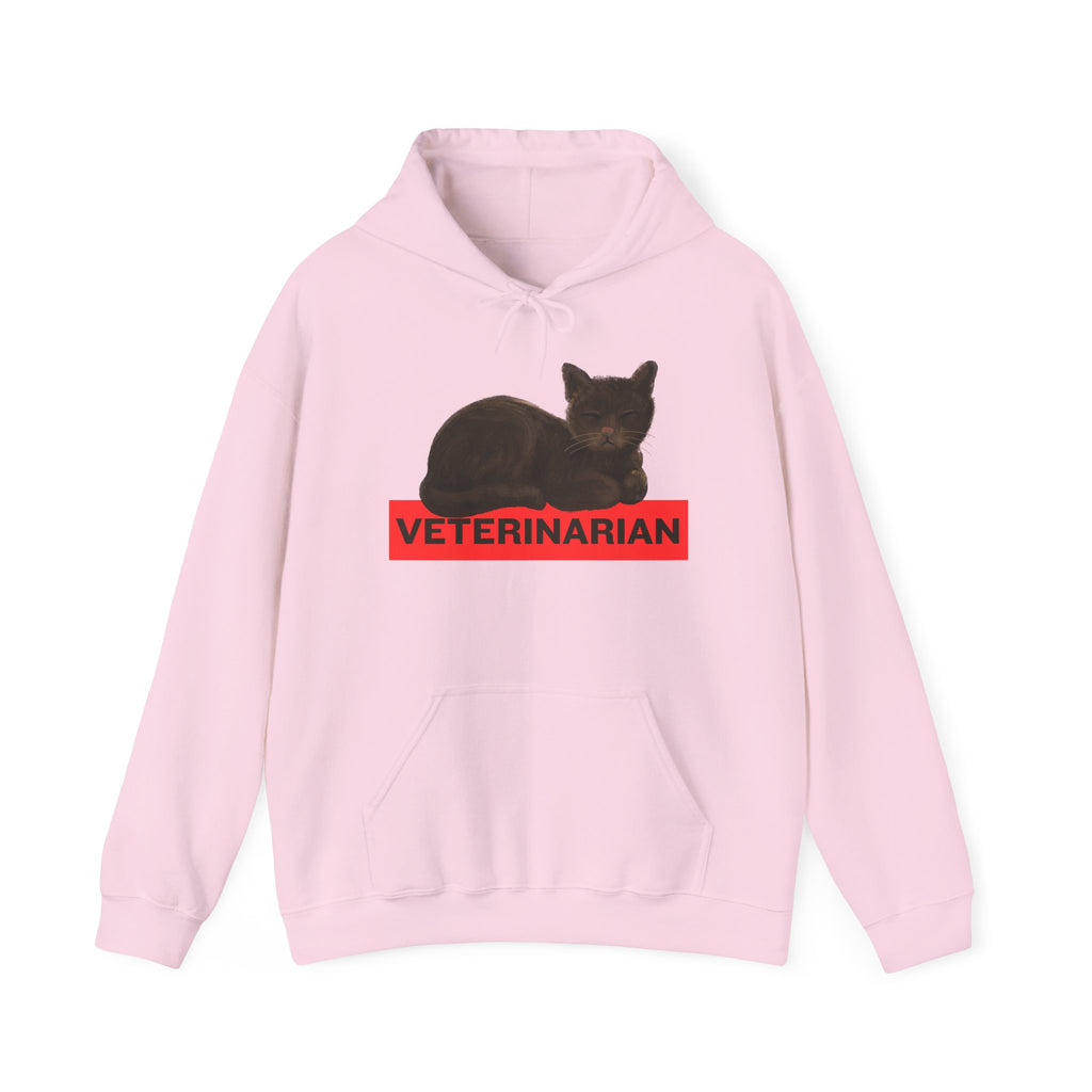 Veterinarian Cat Hoodie for Animal Lovers, Unisex Sweatshirt, Gifts for Vet Students, Pet Owners, Animal Enthusiasts, Cozy Gift Idea