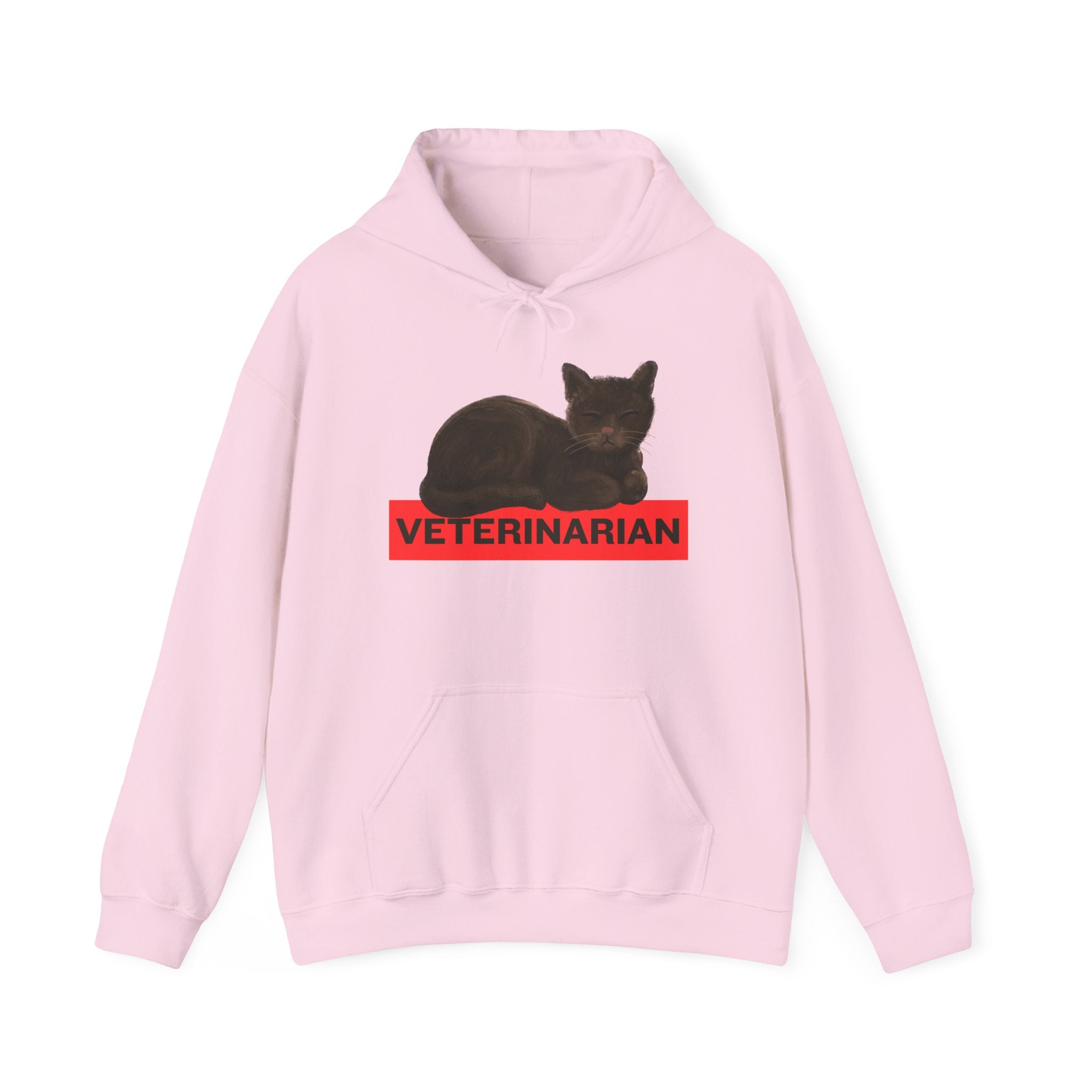 Veterinarian Cat Hoodie for Animal Lovers, Unisex Sweatshirt, Gifts for Vet Students, Pet Owners, Animal Enthusiasts, Cozy Gift Idea