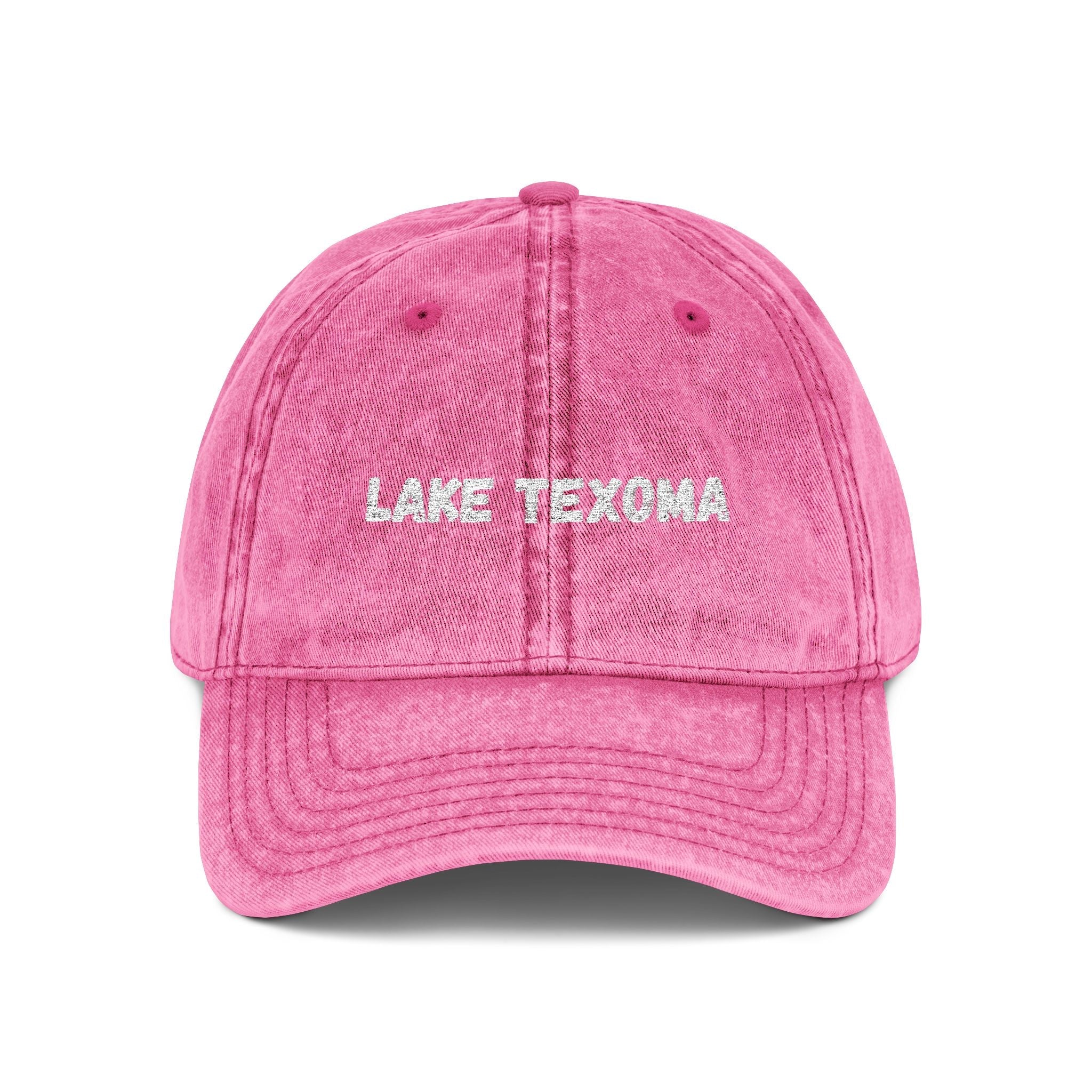 Lake Texoma Embroidered Hat, Vintage Cap, Casual Summer Accessory, Gift for Outdoor Lovers, Lake Trip Gear