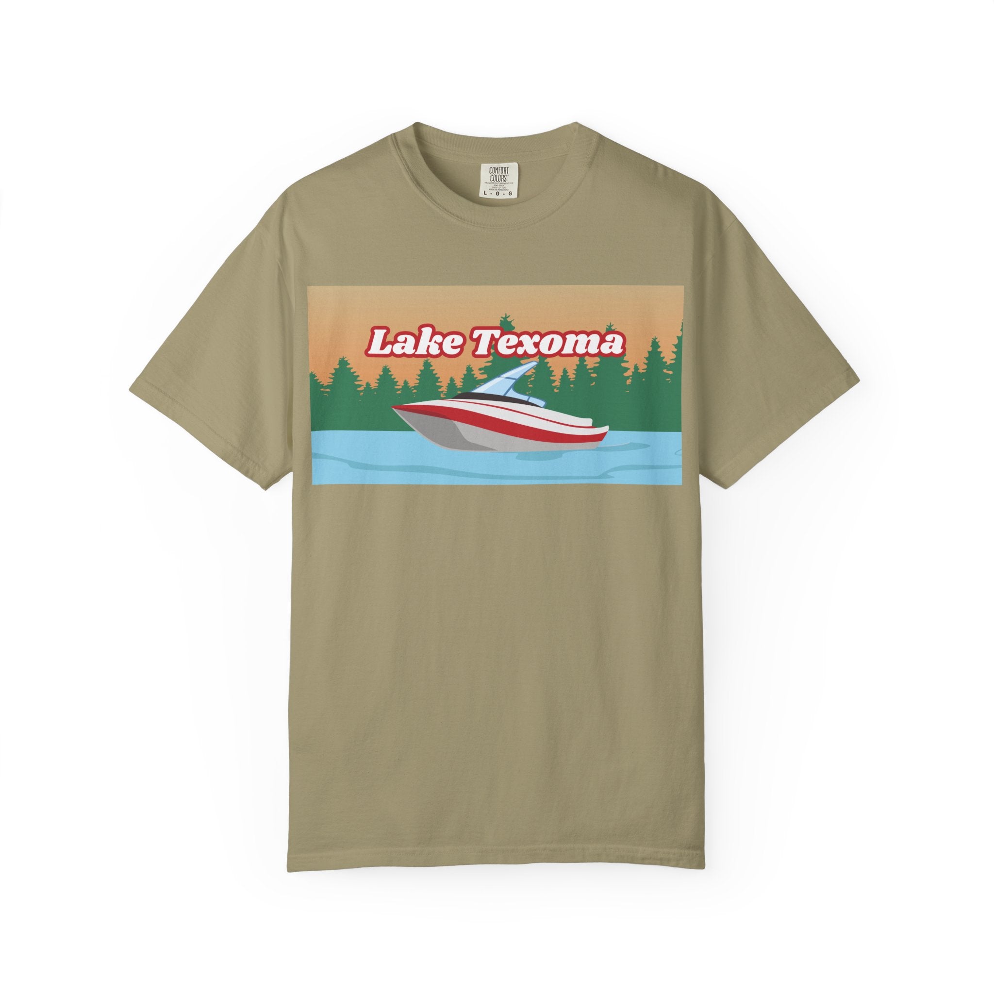 Lake Texoma Relaxed Unisex T-Shirt, Summer Vibes Tee, Outdoor Adventure Shirt, Lake Life Apparel, Gift for Nature Lovers, Vacation Wear