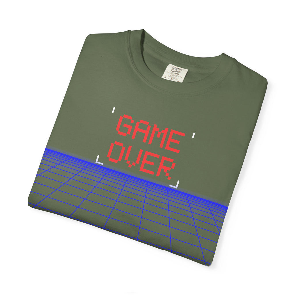 Gamer - Game Over - Unisex Garment-Dyed T-shirt
