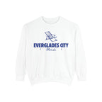 Everglades City Vibes Unisex Sweatshirt | Garment-Dyed Comfort, Perfect for Casual Outings, Travel, Gifts, Autumn Days