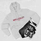 Wellesley Fleece Hoodie, Casual Sweatshirt, Cozy Layering Piece, Perfect Gift for All Occasions, Stylish Streetwear