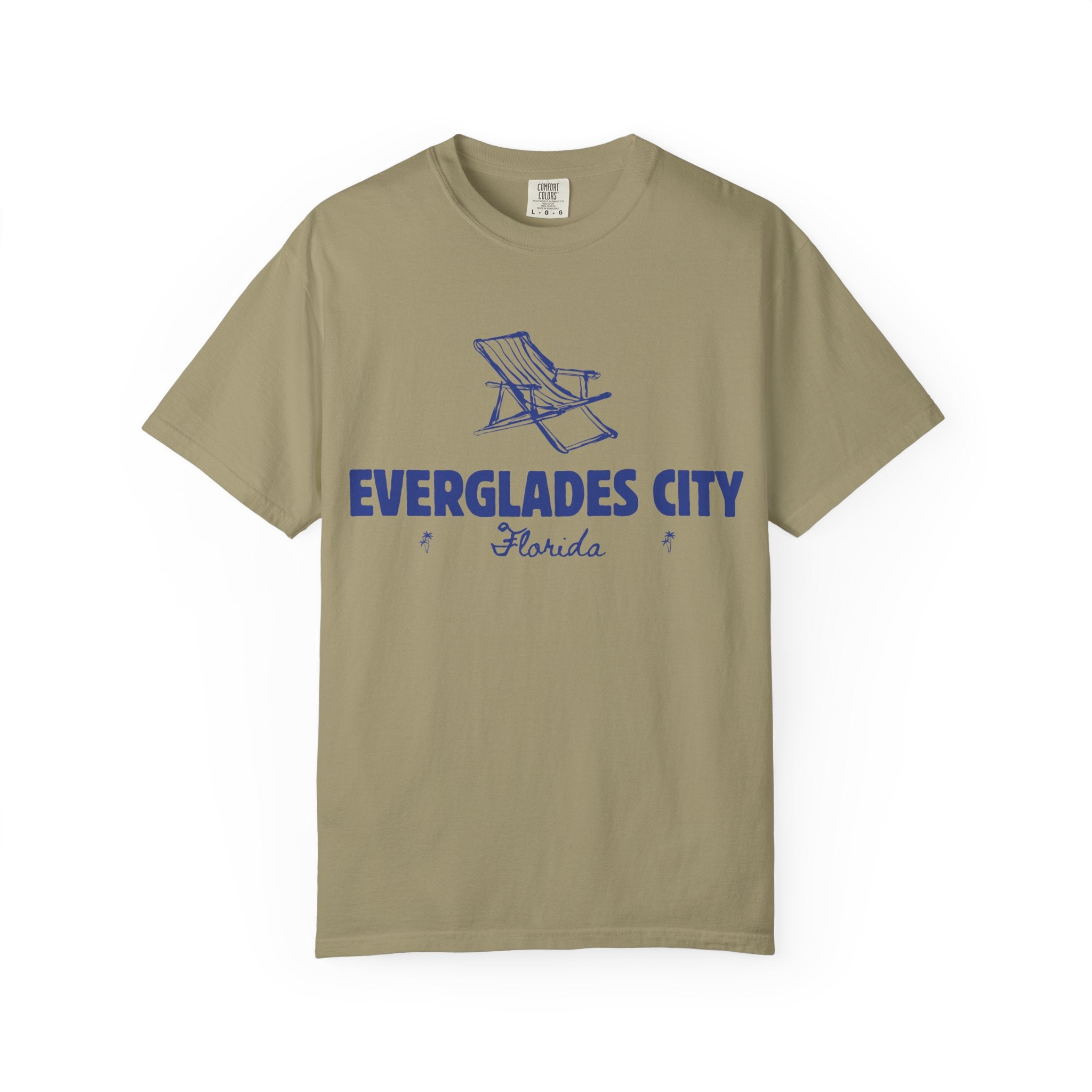 Everglades City - Unisex Garment-Dyed T-shirt, Casual Outfit, Gift for Nature Lovers, Vacation Essentials