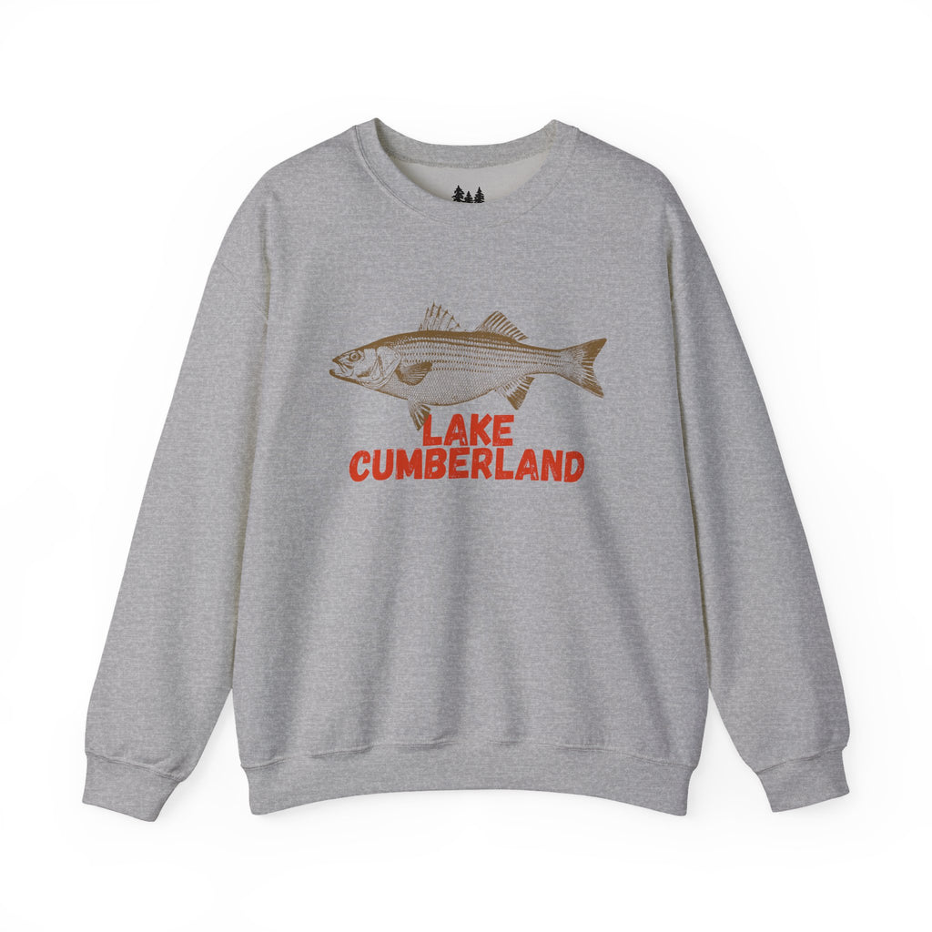 Lake Cumberland Fishing Sweatshirt, Unisex Crewneck, Casual Wear, Gift for Fishermen, Outdoor Apparel, Lake House Cozy