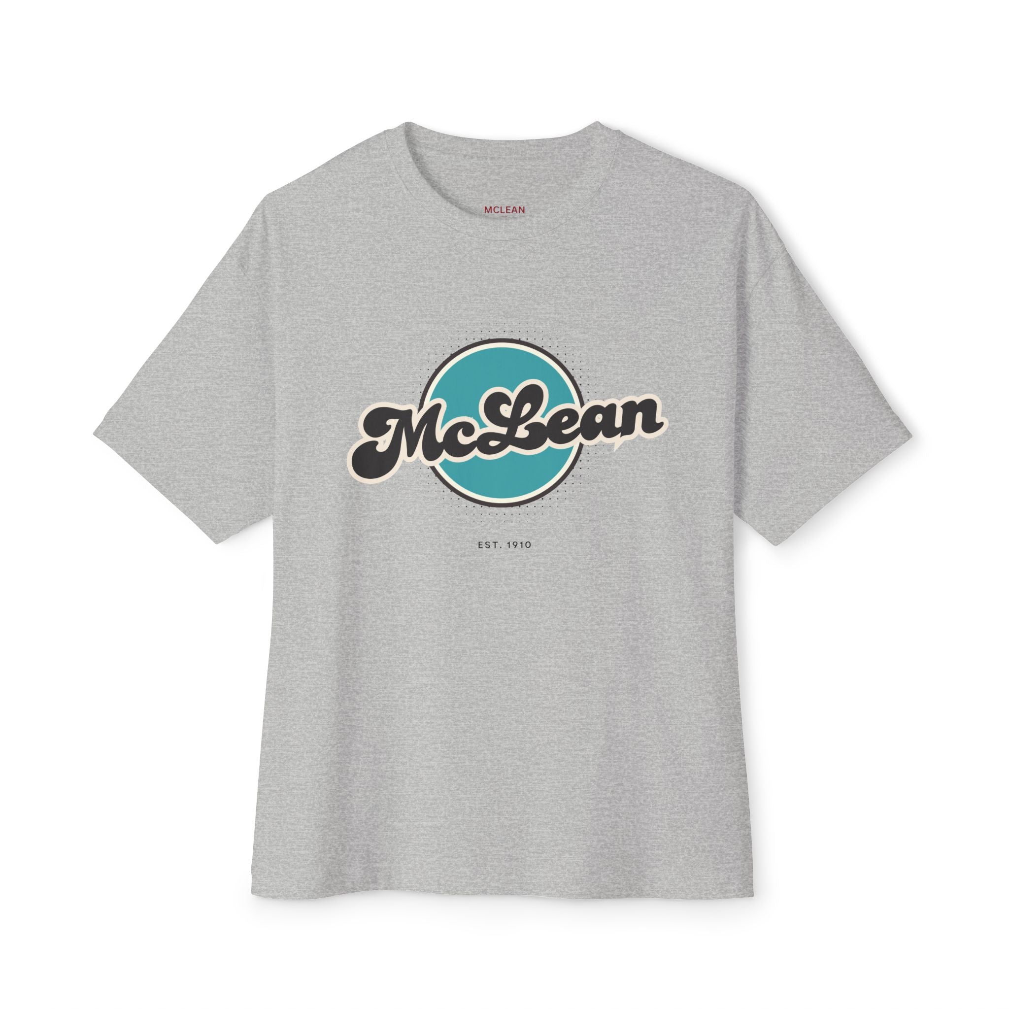 McLean Retro Oversized Tee, Unisex T-Shirt, Casual Fashion Top, Vintage Graphic Shirt, Perfect Gift for Any Occasion