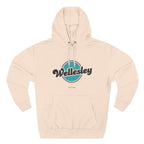 Wellesley Retro Vibe Hoodie for Casual Days, Streetwear, Unisex Gift, Cozy Layering Apparel