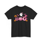 Halloween Ghostly Boo Tee, Unisex Halloween T-Shirt, Trick or Treat Shirt, Spooky Season Apparel, Cute Halloween Gift