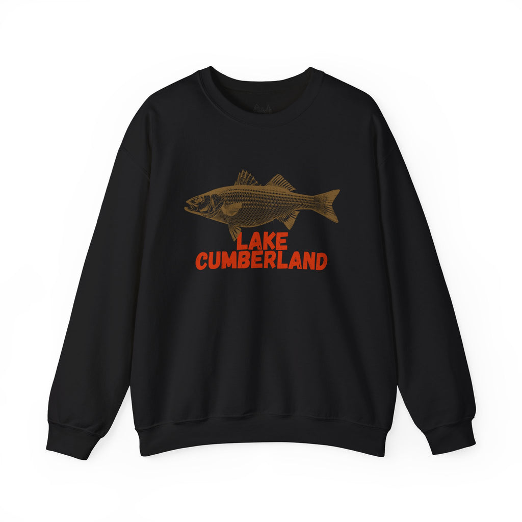Lake Cumberland Fishing Sweatshirt, Unisex Crewneck, Casual Wear, Gift for Fishermen, Outdoor Apparel, Lake House Cozy