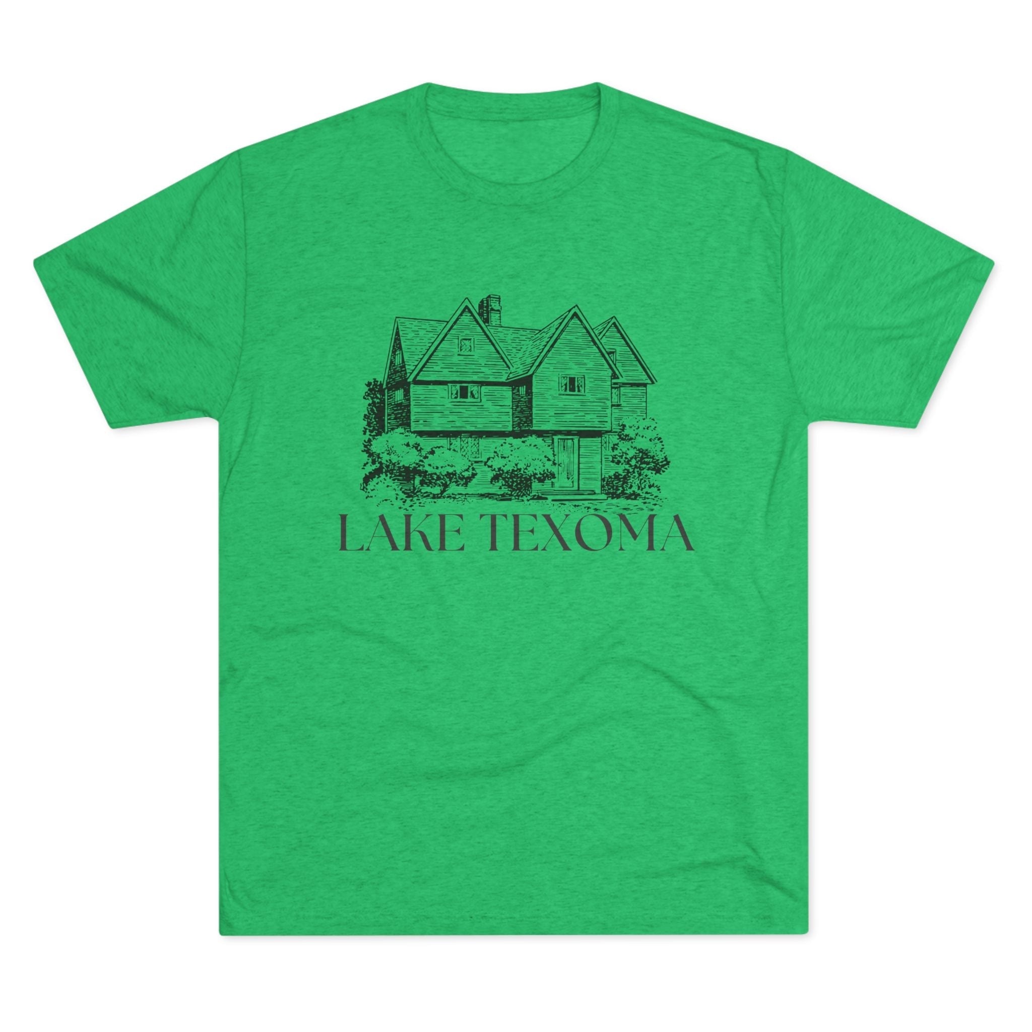 Lake Texoma Unisex Tri-Blend Crew Tee, Casual T-Shirt, Summer Apparel, Lake House Shirt, Gift for Friends, Travel Tee