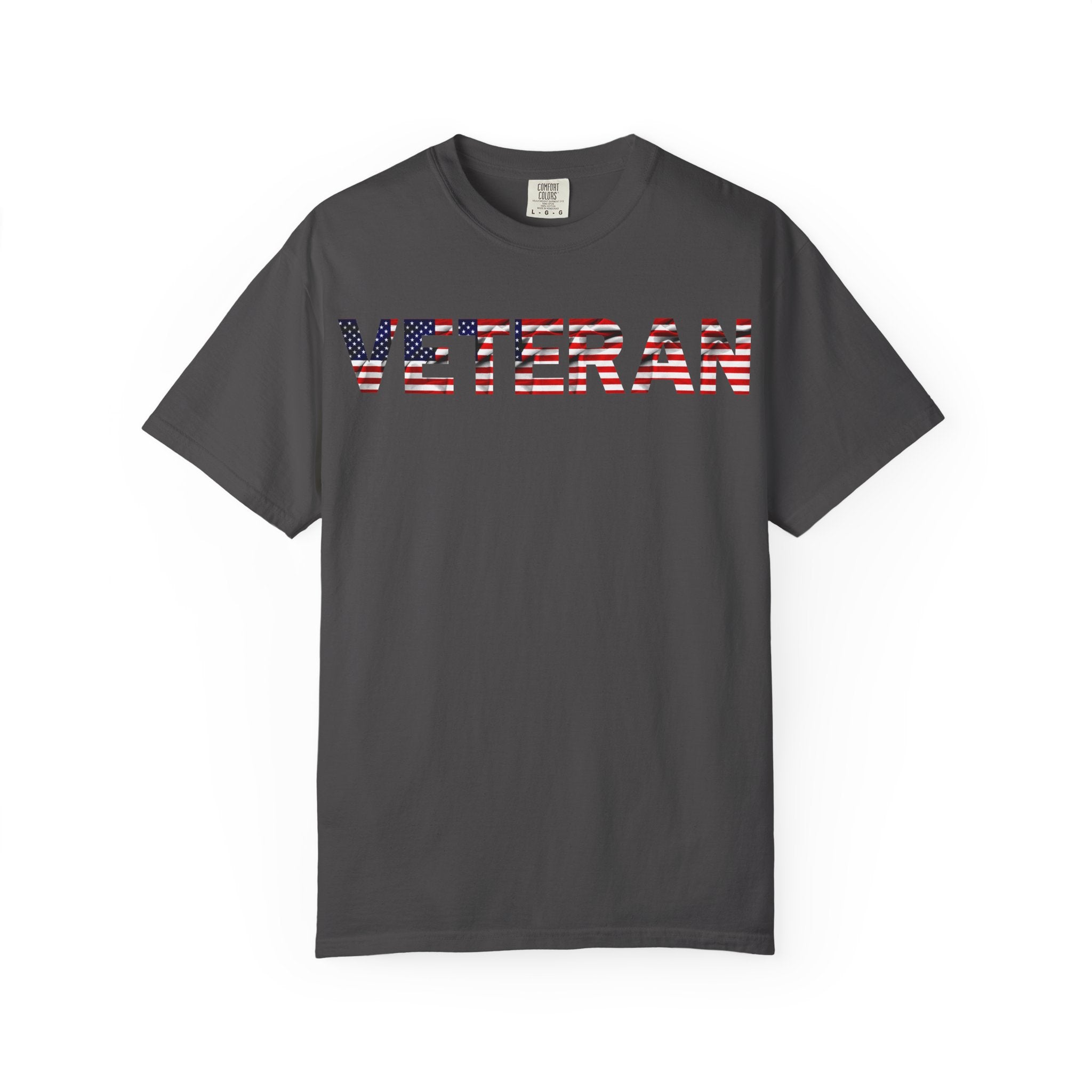 Veteran Pride Garment-Dyed T-Shirt for Unisex, Casual Wear, Memorial Day, Veteran's Day, Patriotic Apparel, Gift for Veterans