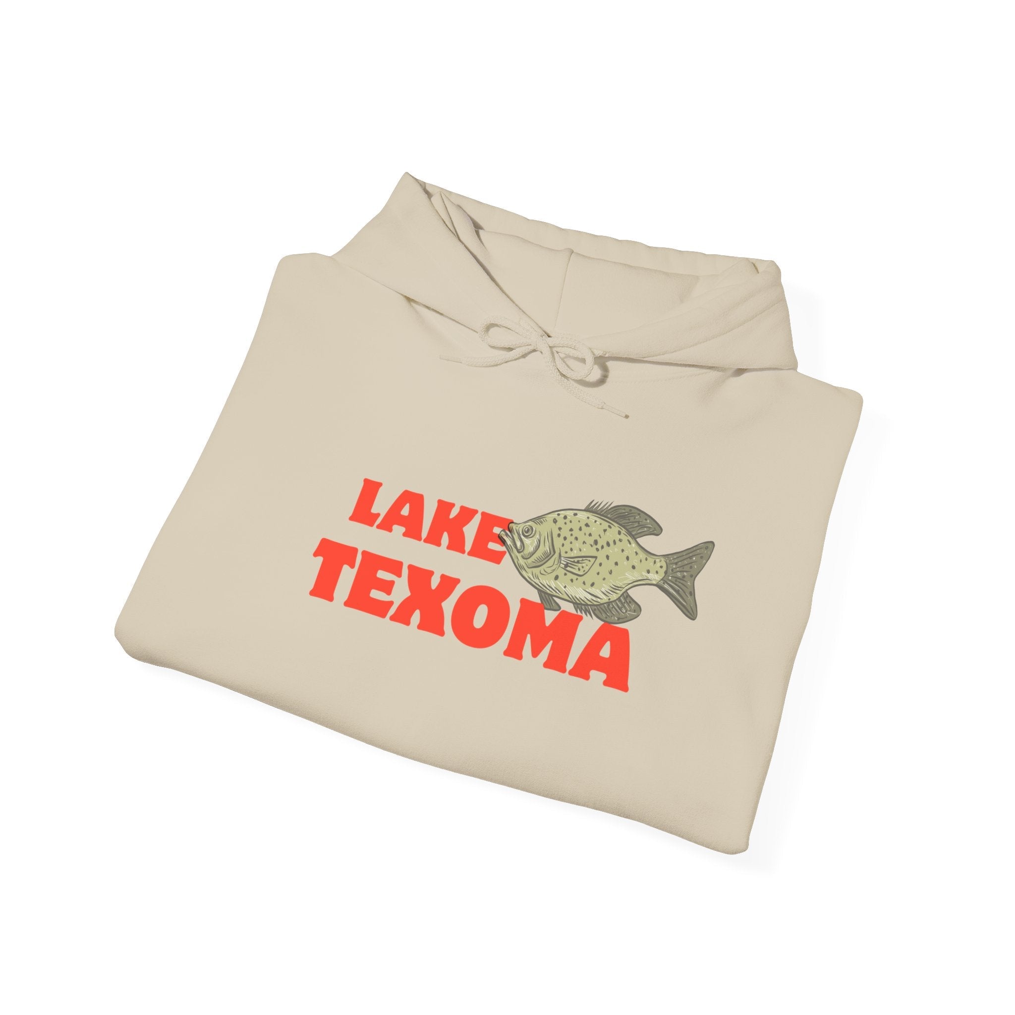 Lake Texoma Fishing Hoodie, Unisex Comfortable Sweatshirt, Relaxed Fit for Outdoor Enthusiasts, Gift for Fishermen, Casual Lake Apparel