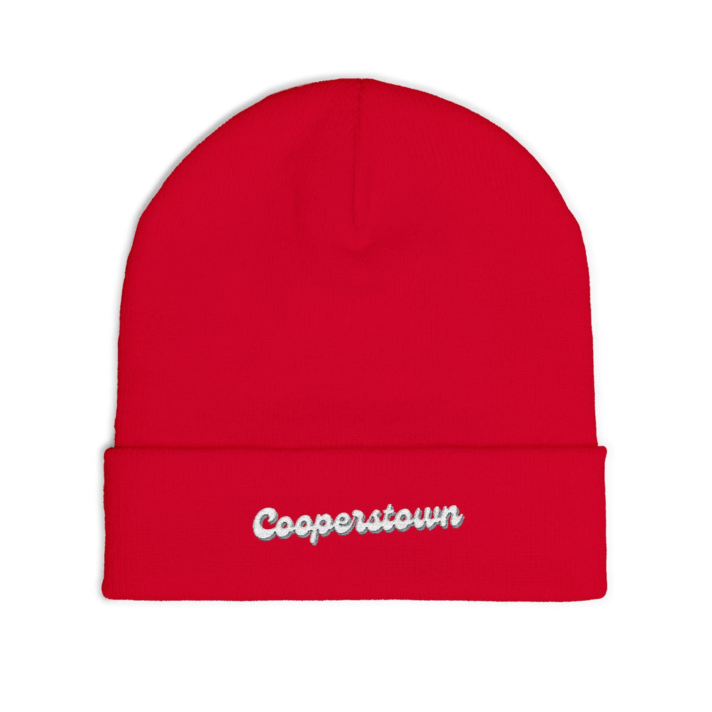 Cooperstown Cozy Embroidered Knit Beanie | Winter Hat, Casual Fashion Accessory, Gift for Him/Her, Cozy Style, Outdoor Wear