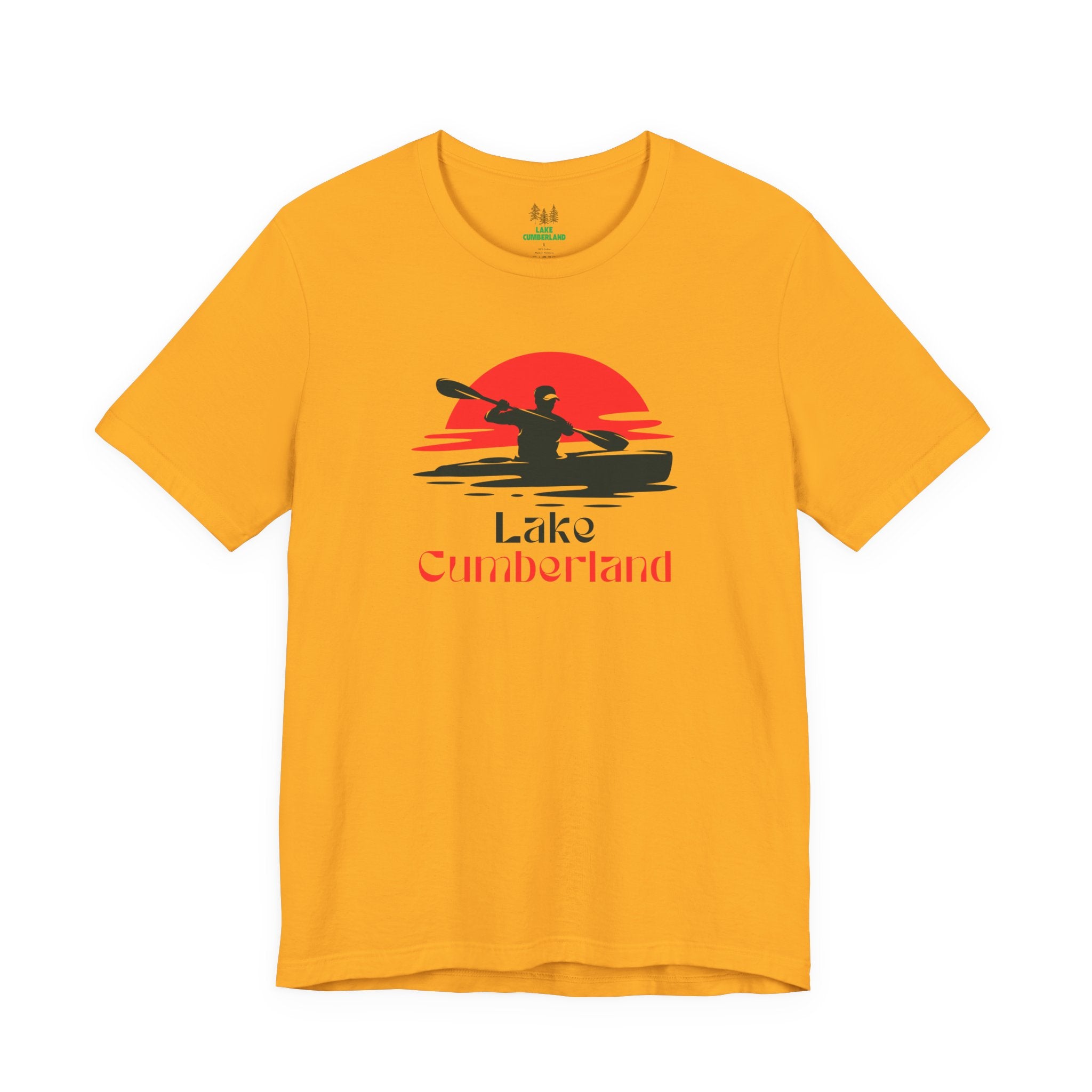 Lake Cumberland Tee - Kayaking Graphic Unisex Jersey Short Sleeve Shirt, Outdoor Adventure Gift, Summer Vibes, Lake Lover Apparel