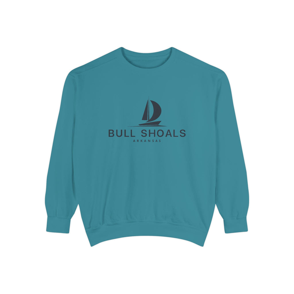Bull Shoals Vibes Unisex Sweatshirt | Garment-Dyed Comfort, Perfect for Casual Outings, Travel, Gifts, Autumn Days
