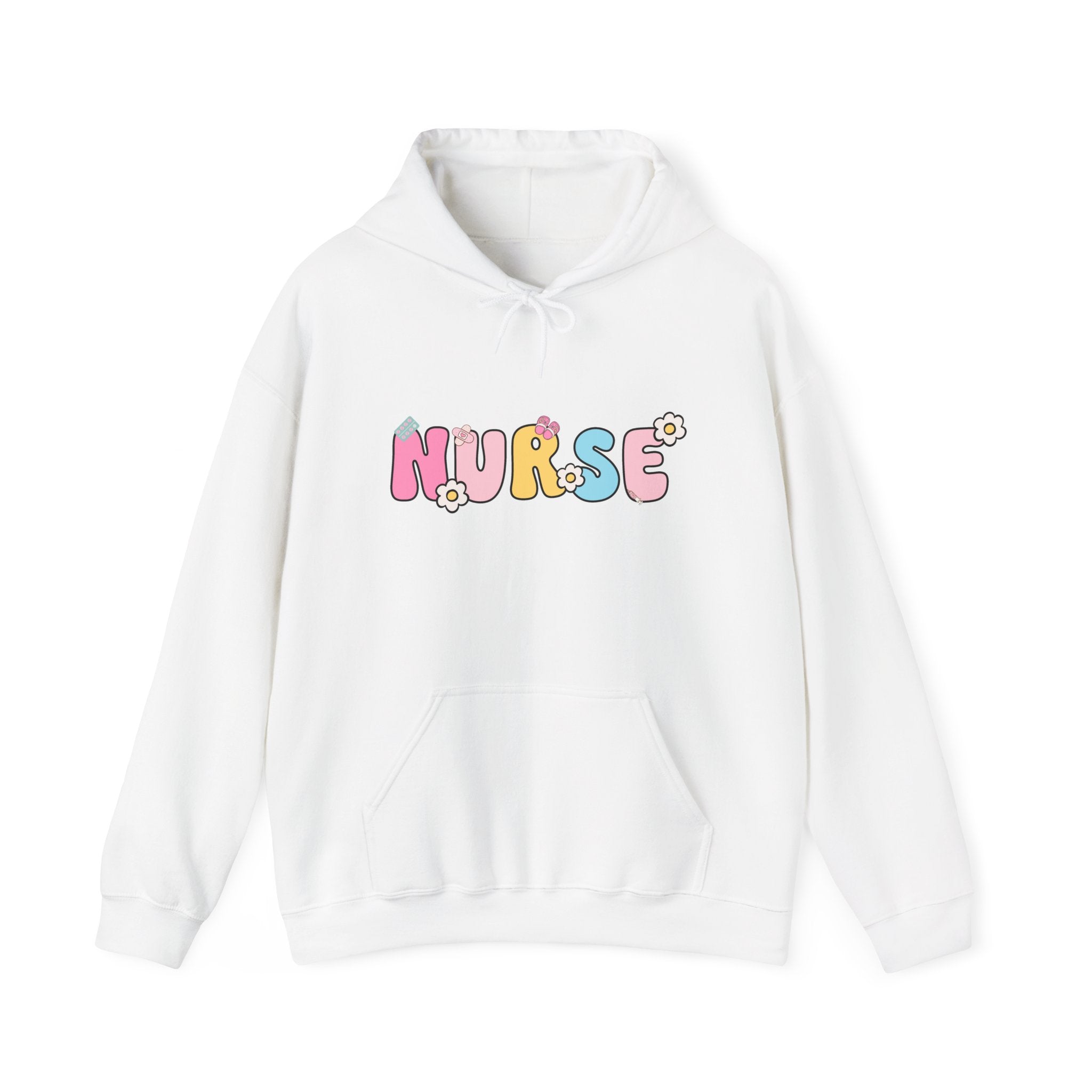 Cute Nurse Hoodie for Healthcare Workers, Cozy Sweatshirt for Nurses, Gift for Nursing Students, Healthcare Appreciation