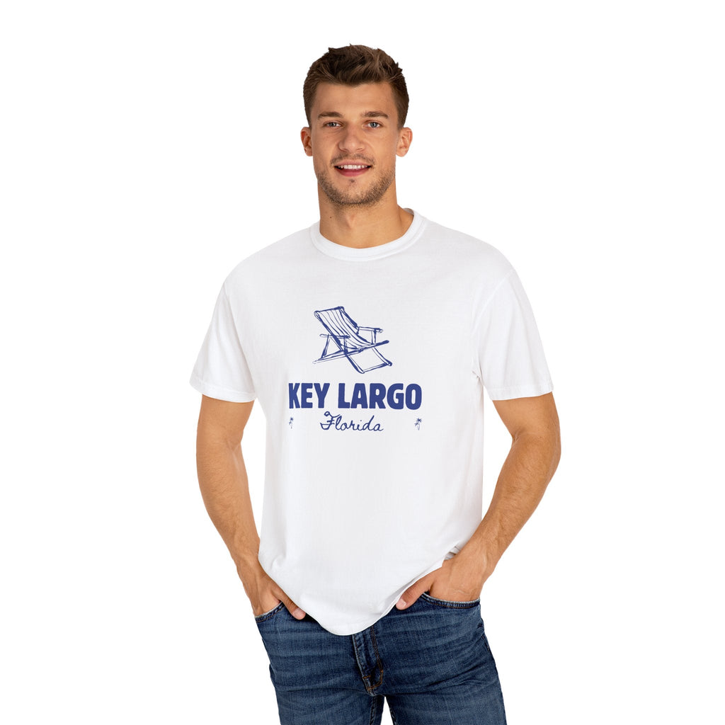 Key Largo - Unisex Garment-Dyed T-shirt, Casual Outfit, Gift for Nature Lovers, Vacation Essentials