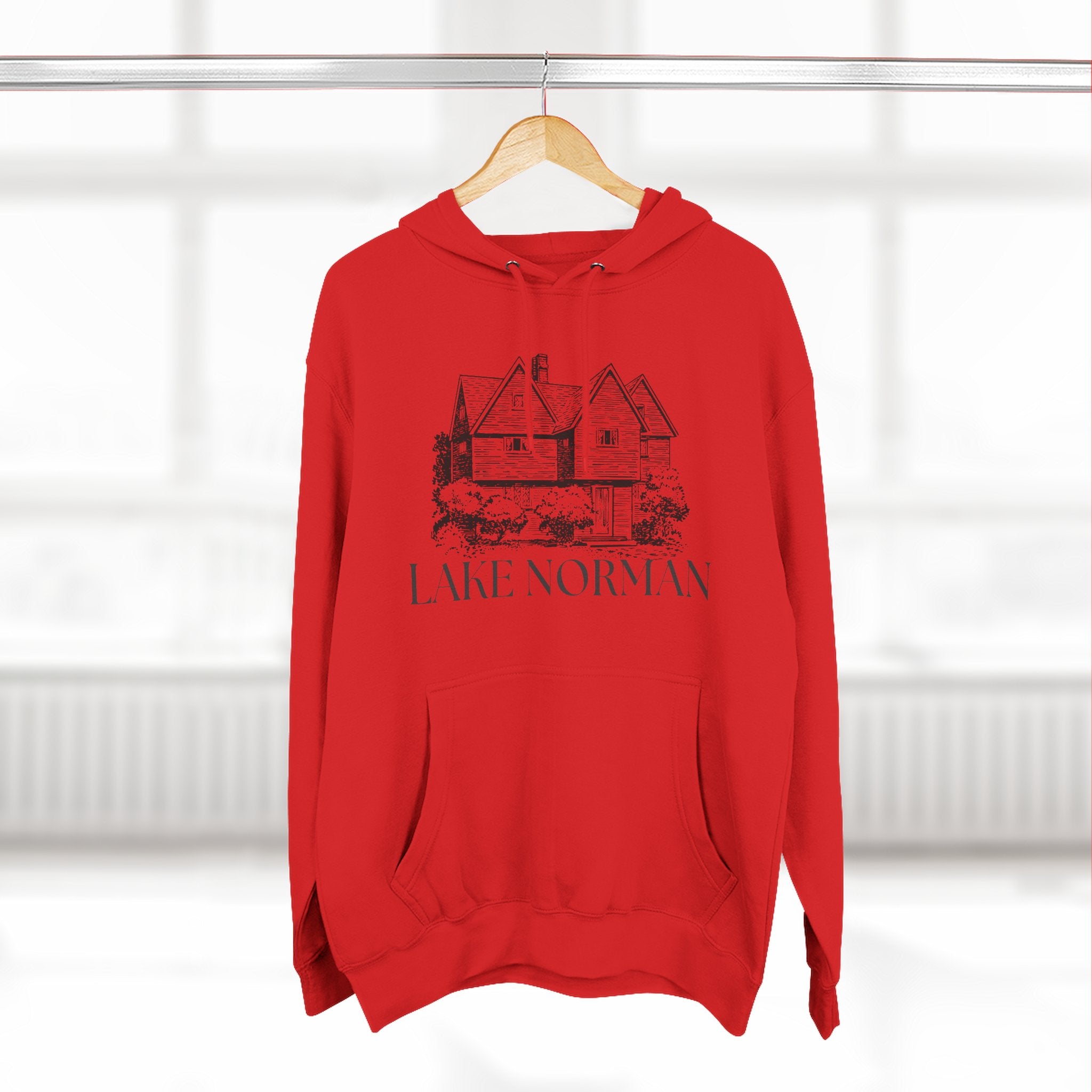 Lake Norman Hoodie, Great for Beach Trips, Lake Days, Gift for Summer Lovers, Casual Wear, Travel Essential