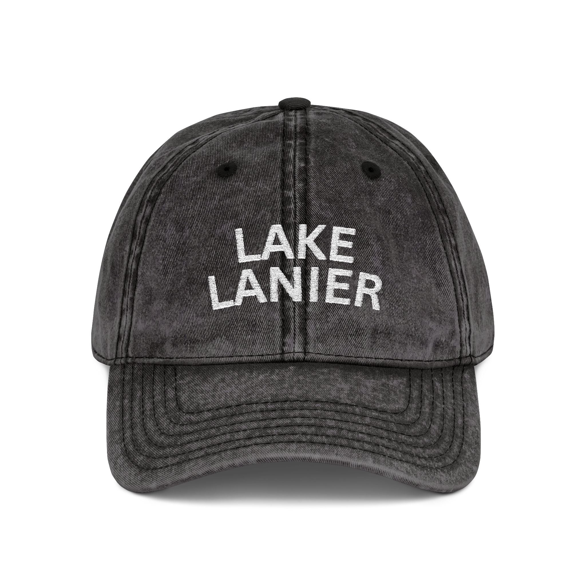 Lake Lanier Vintage Embroidered Cap with 'Love' Design, Retro Style Hat for Casual Outfits, Gift for Him or Her, Summer Accessories, Fashionable Cap