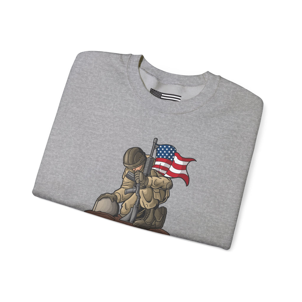 Honor the Fallen Sweatshirt, Unisex Sweatshirt, Military Tribute Apparel, Veteran's Day Gift, Everyday Casual Wear