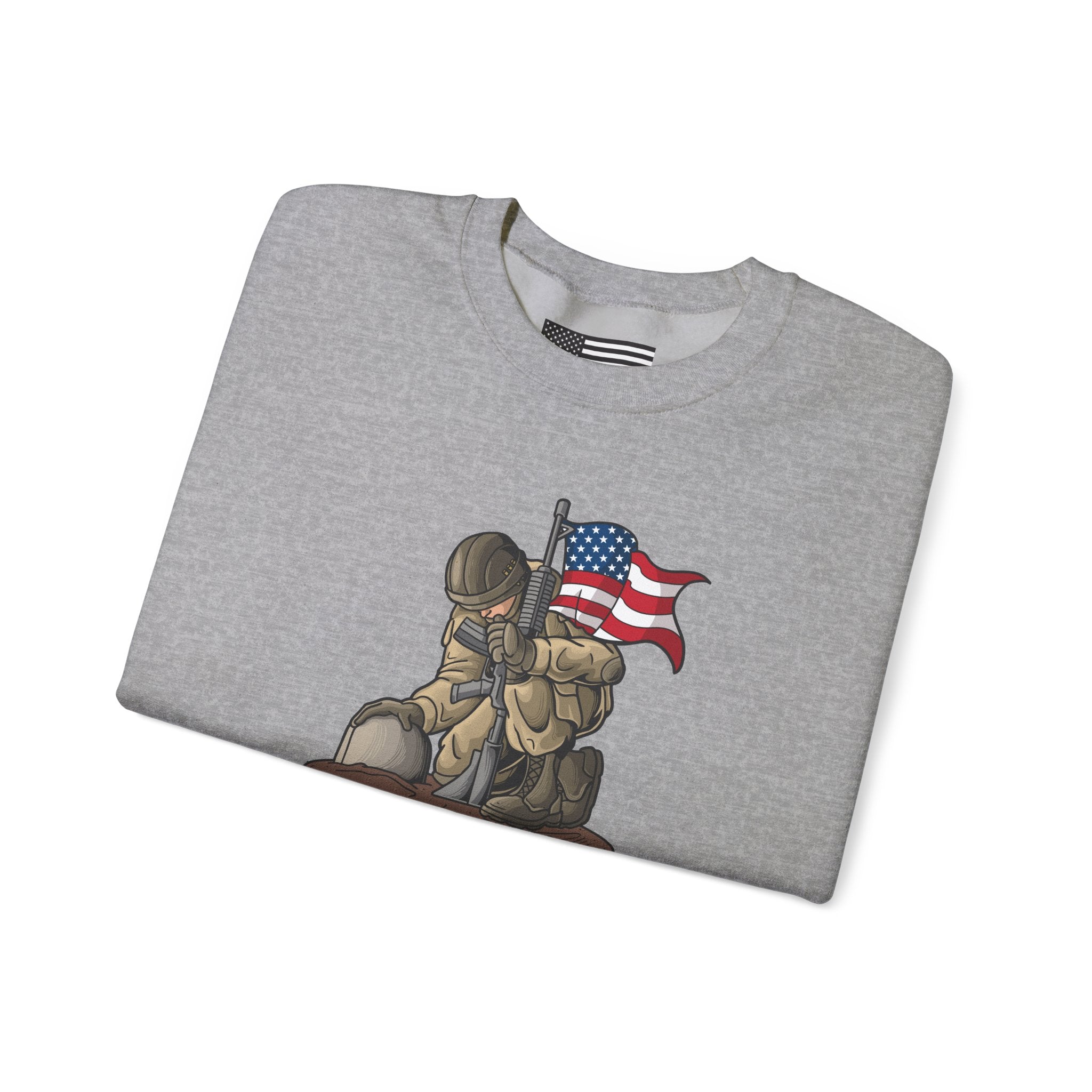 Honor the Fallen Sweatshirt, Unisex Sweatshirt, Military Tribute Apparel, Veteran's Day Gift, Everyday Casual Wear