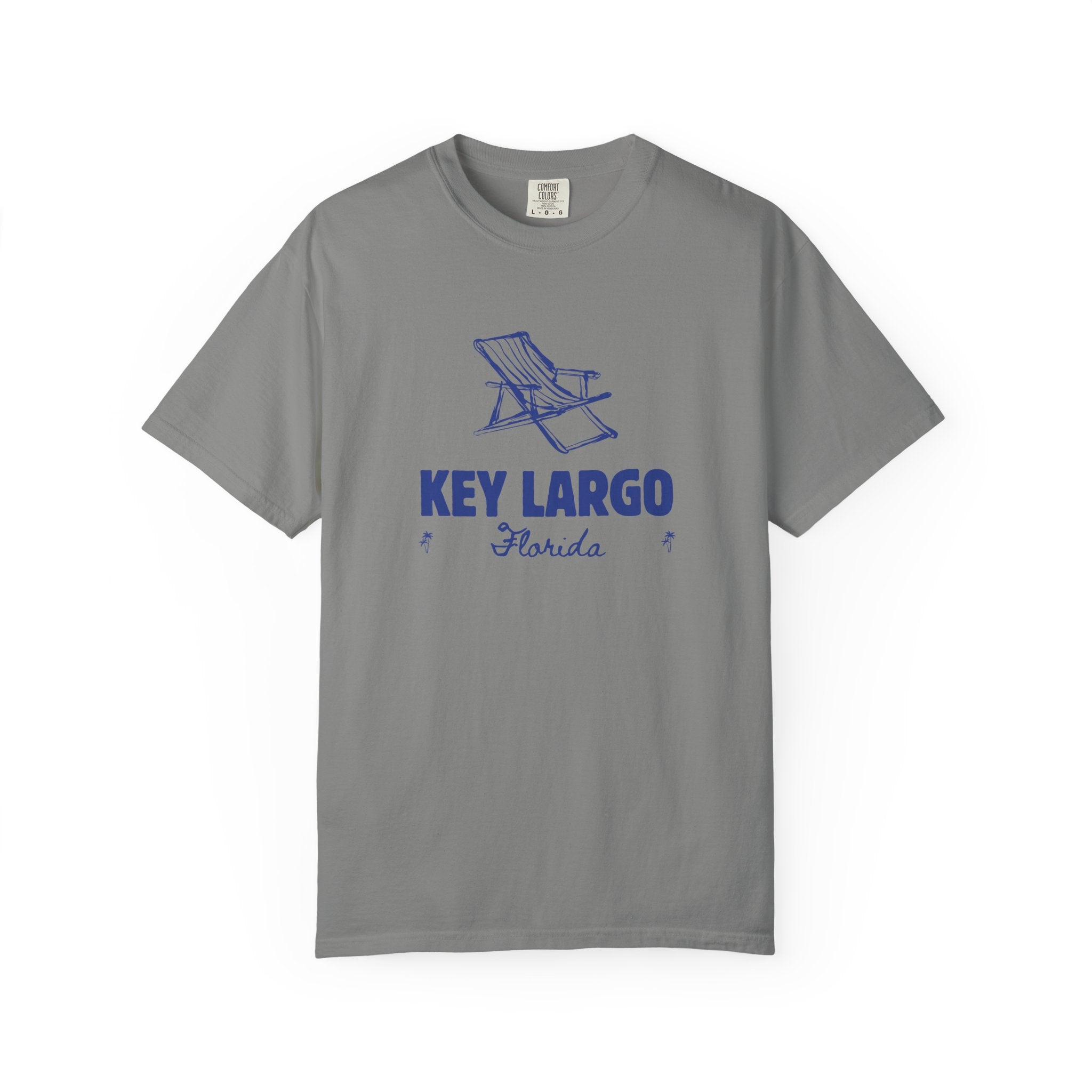 Key Largo - Unisex Garment-Dyed T-shirt, Casual Outfit, Gift for Nature Lovers, Vacation Essentials