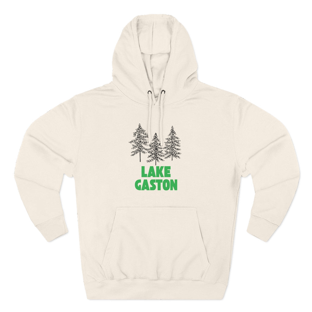 Lake Gaston Fleece Hoodie, Cozy Sweatshirt, Outdoor Adventure Wear, Unique Gift for Lake Lovers, Perfect for Fall and Winter
