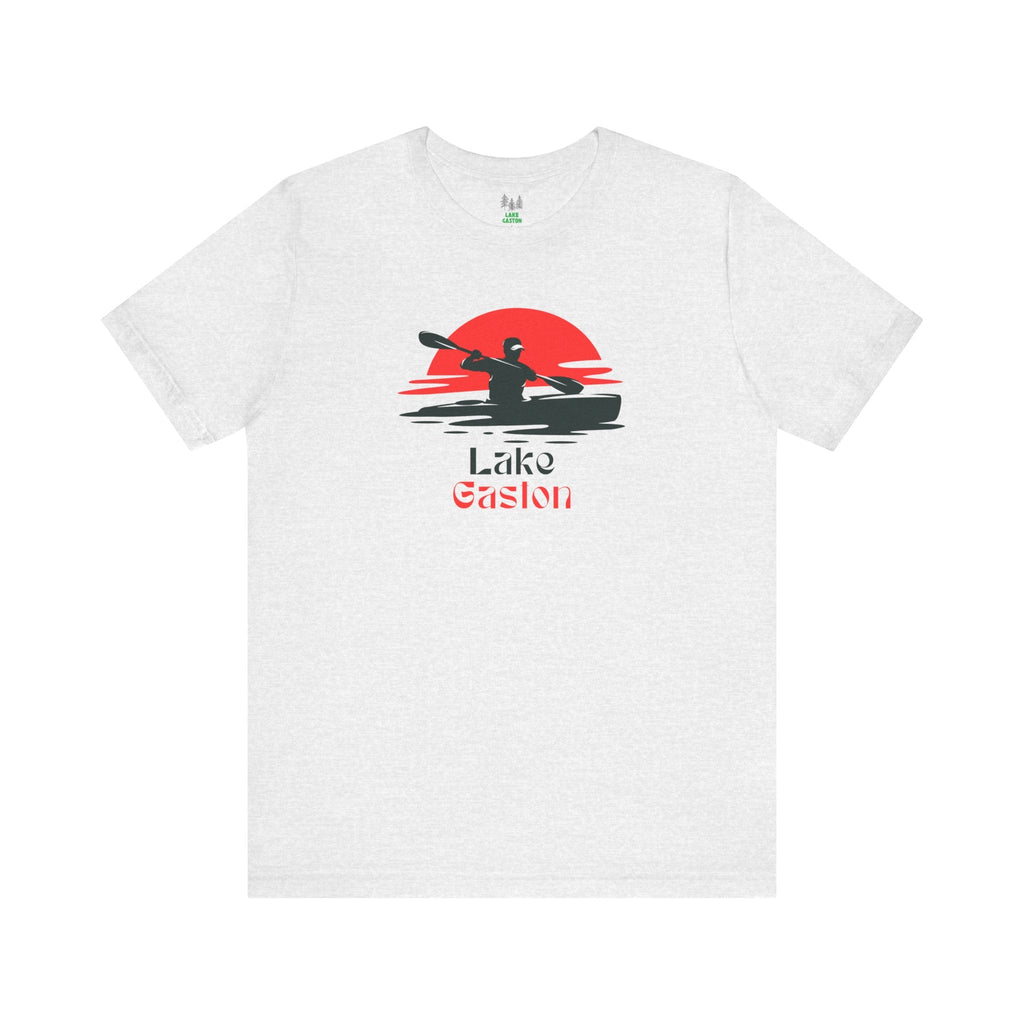 Lake Gaston Tee - Kayaking Graphic Unisex Jersey Short Sleeve Shirt, Outdoor Adventure Gift, Summer Vibes, Lake Lover Apparel