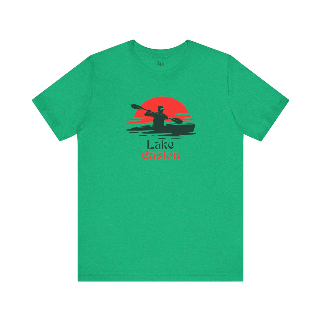Lake Gaston Tee - Kayaking Graphic Unisex Jersey Short Sleeve Shirt, Outdoor Adventure Gift, Summer Vibes, Lake Lover Apparel
