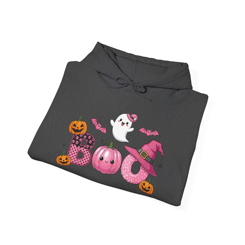 Halloween Boo Sweatshirt, Unisex Hoodie for Fall, Cozy Ghost Design, Cute Autumn Apparel, Halloween Costume