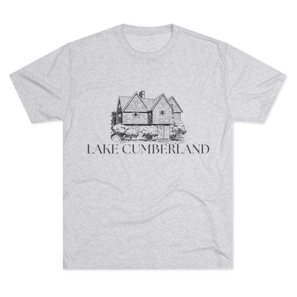 Lake Cumberland Unisex Tri-Blend Crew Tee, Casual T-Shirt, Summer Apparel, Lake House Shirt, Gift for Friends, Travel Tee