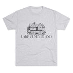 Lake Cumberland Unisex Tri-Blend Crew Tee, Casual T-Shirt, Summer Apparel, Lake House Shirt, Gift for Friends, Travel Tee