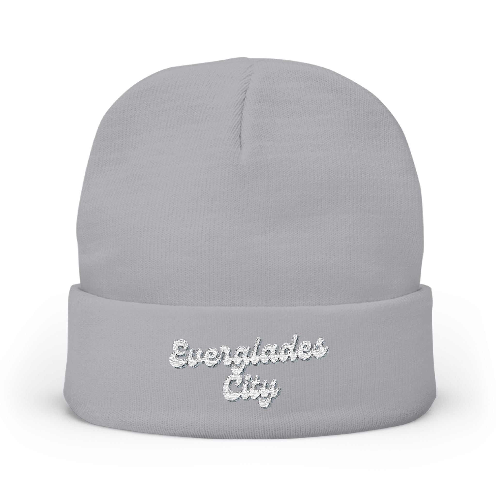 Everglades City Cozy Embroidered Knit Beanie | Winter Hat, Casual Fashion Accessory, Gift for Him/Her, Cozy Style, Outdoor Wear