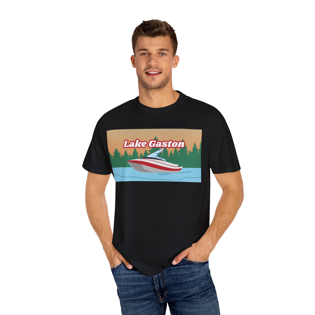 Lake Gaston Relaxed Unisex T-Shirt, Summer Vibes Tee, Outdoor Adventure Shirt, Lake Life Apparel, Gift for Nature Lovers, Vacation Wear