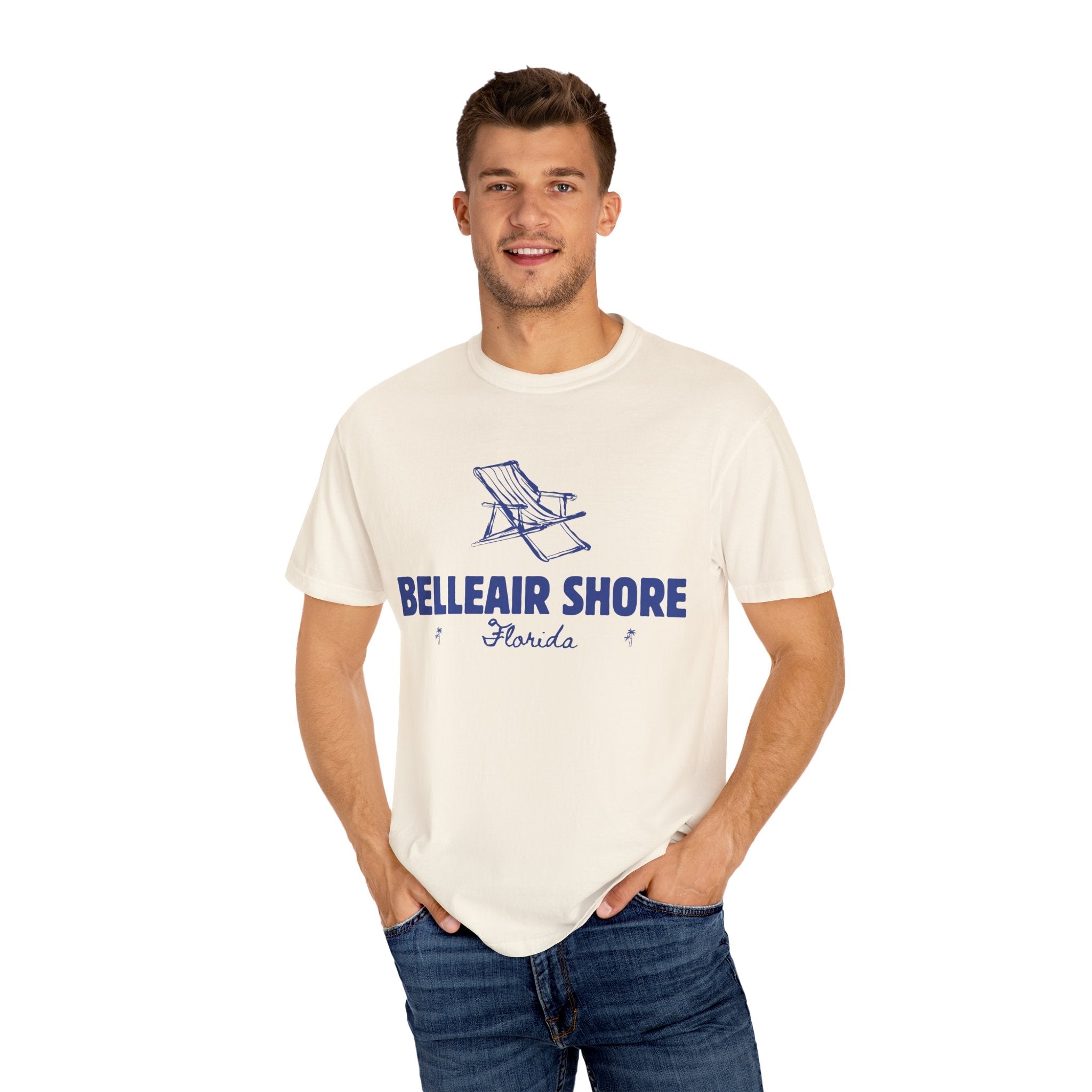 Belleair Shore Beach Vibes Unisex T-shirt - Belleair Shore Florida, Casual Summer Tee, Beachwear, Travel Souvenir, Vacation Top