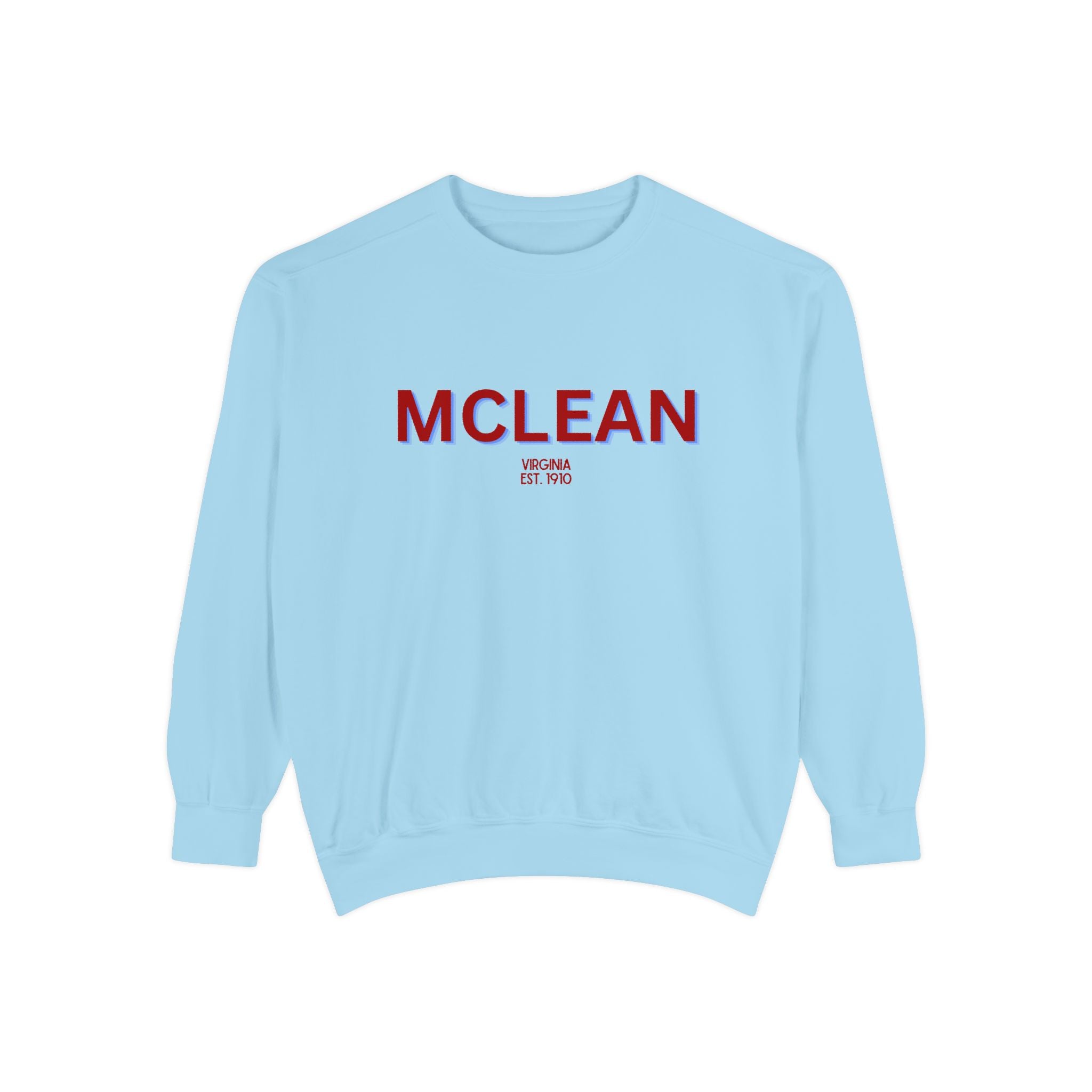 McLean Unisex Garment-Dyed Sweatshirt | Cozy Fashion, Perfect for Casual Outings, Gifts, Fall & Winter Style, Everyday Comfort