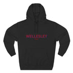 Wellesley Fleece Hoodie, Casual Sweatshirt, Cozy Layering Piece, Perfect Gift for All Occasions, Stylish Streetwear