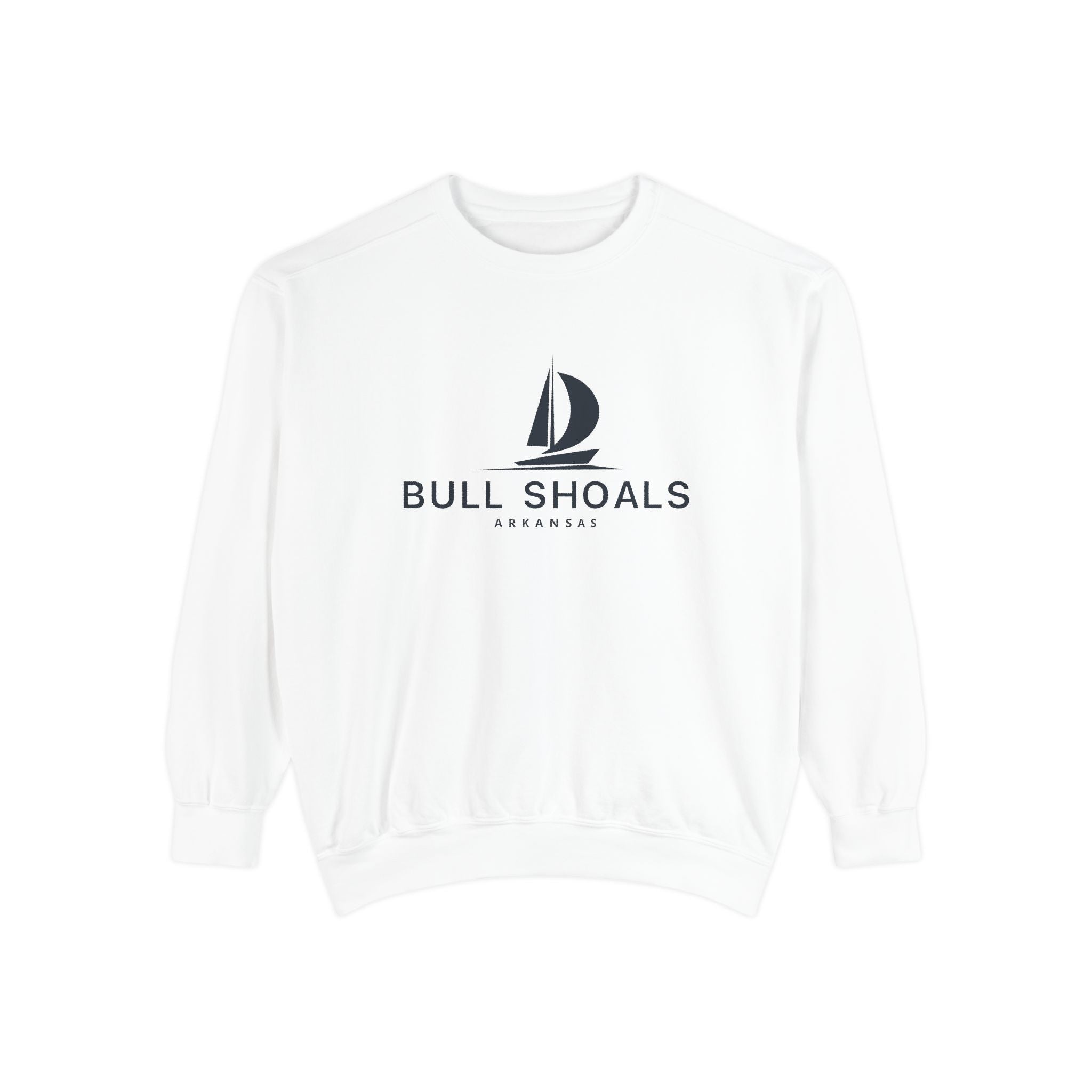 Bull Shoals Vibes Unisex Sweatshirt | Garment-Dyed Comfort, Perfect for Casual Outings, Travel, Gifts, Autumn Days