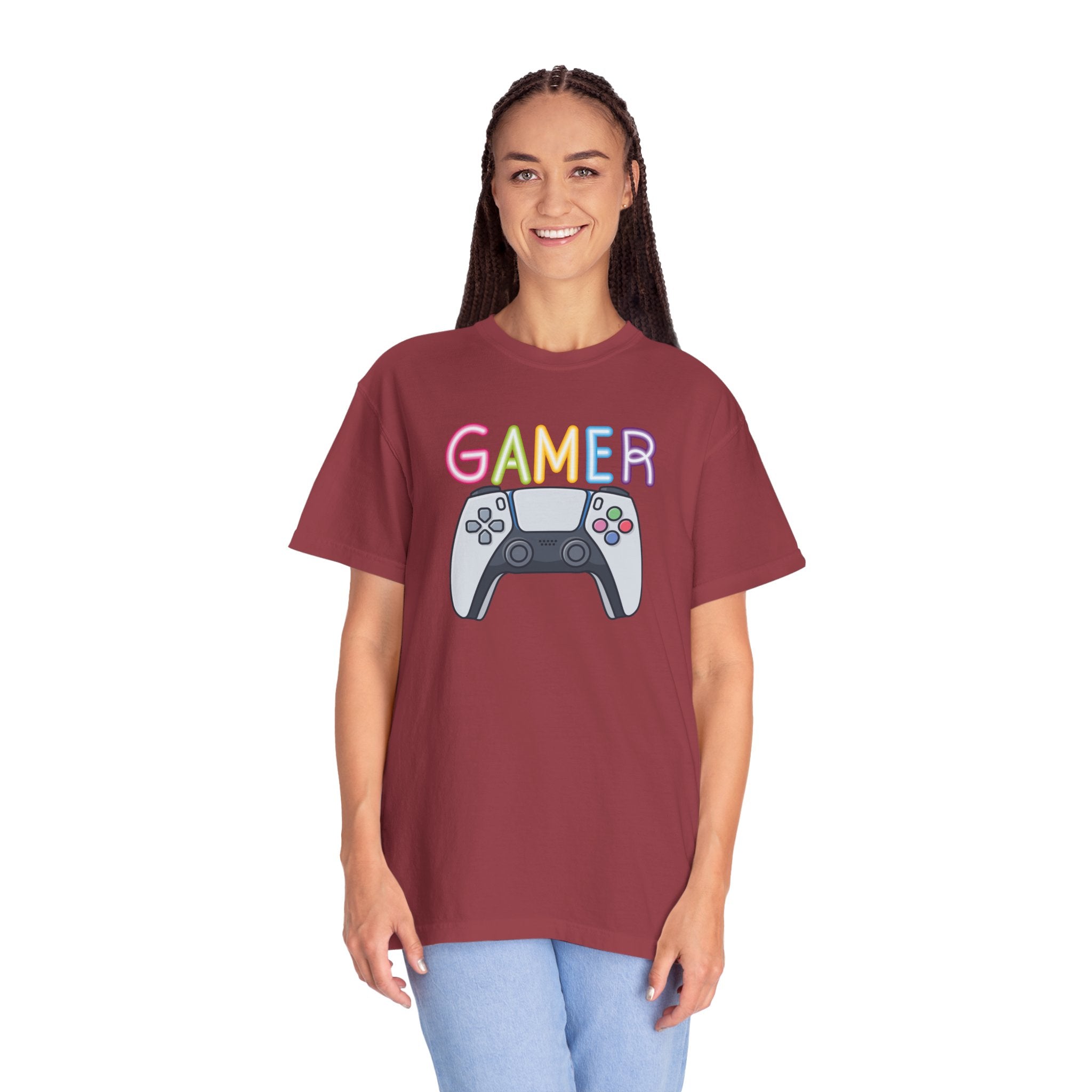 Gamer Controller Unisex Garment-Dyed T-shirt