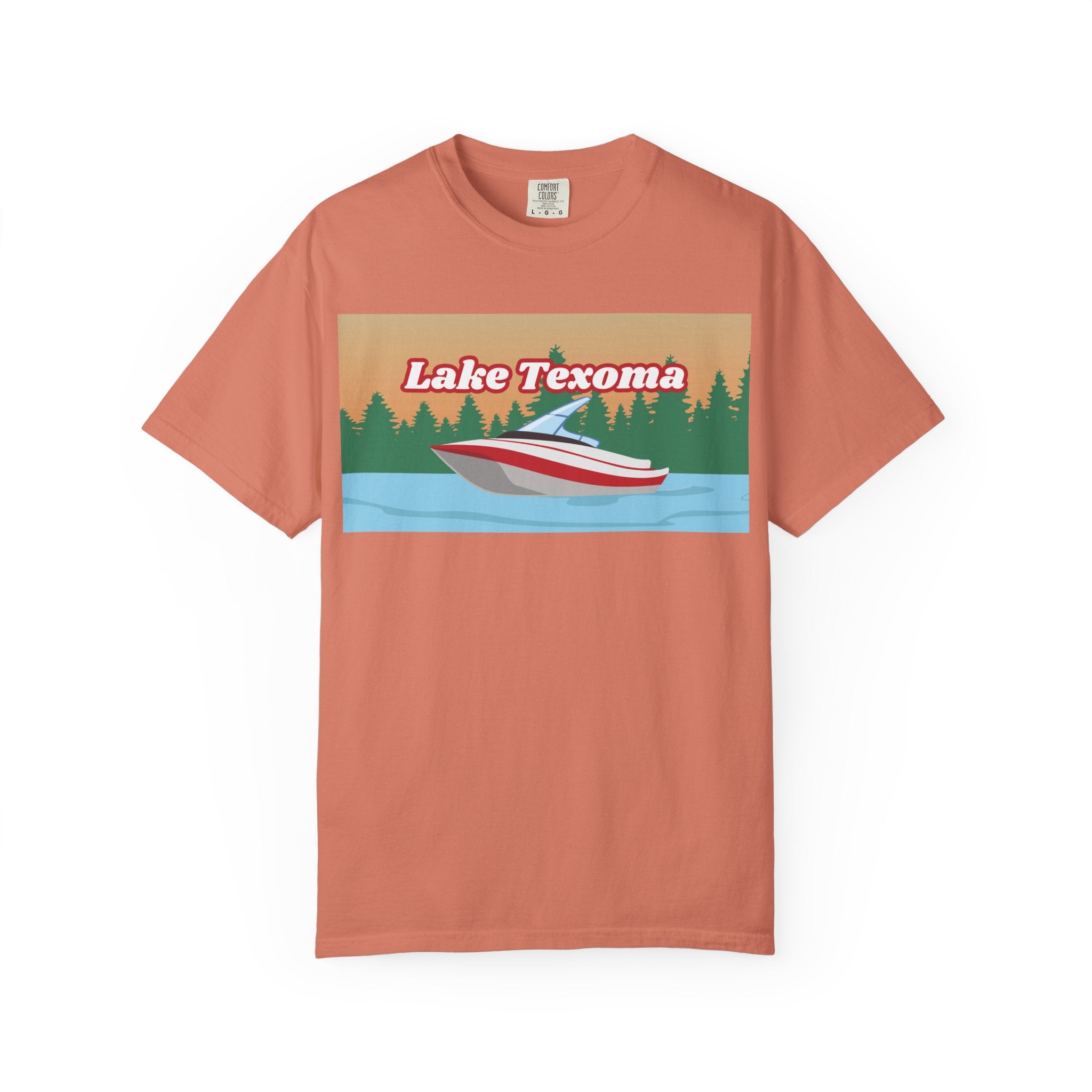 Lake Texoma Relaxed Unisex T-Shirt, Summer Vibes Tee, Outdoor Adventure Shirt, Lake Life Apparel, Gift for Nature Lovers, Vacation Wear