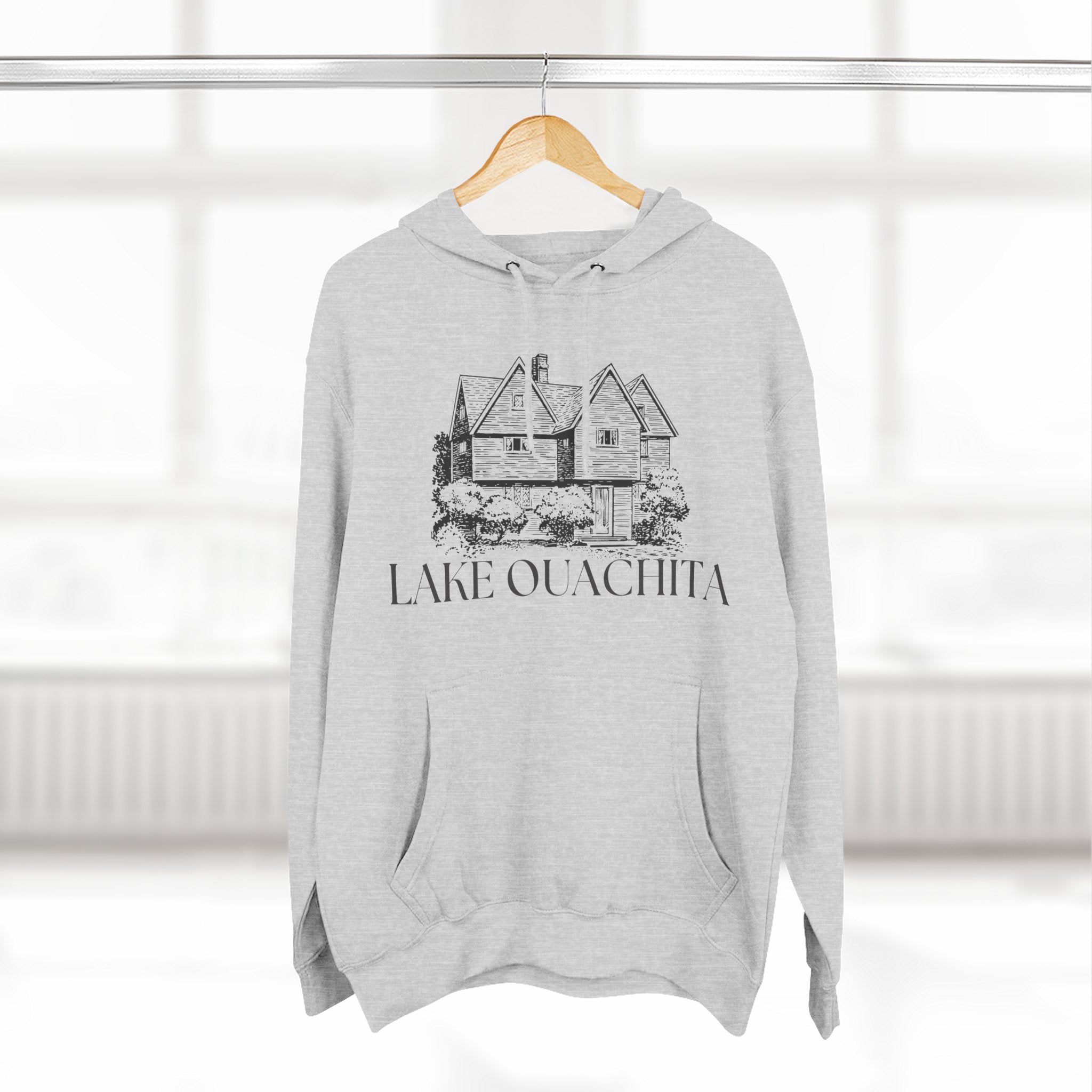 Lake Ouachita Hoodie, Great for Beach Trips, Lake Days, Gift for Summer Lovers, Casual Wear, Travel Essential