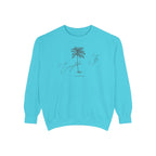 Everglades City Chill Vibes Sweatshirt - Unisex Garment-Dyed Style, Perfect for Lounging
