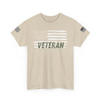 Patriotic Veteran Tee, USA Flag Shirt, Military Appreciation Gift, Unisex Casual Wear, Freedom Tee for Veterans