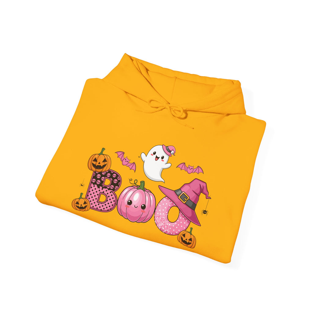 Halloween Boo Sweatshirt, Unisex Hoodie for Fall, Cozy Ghost Design, Cute Autumn Apparel, Halloween Costume