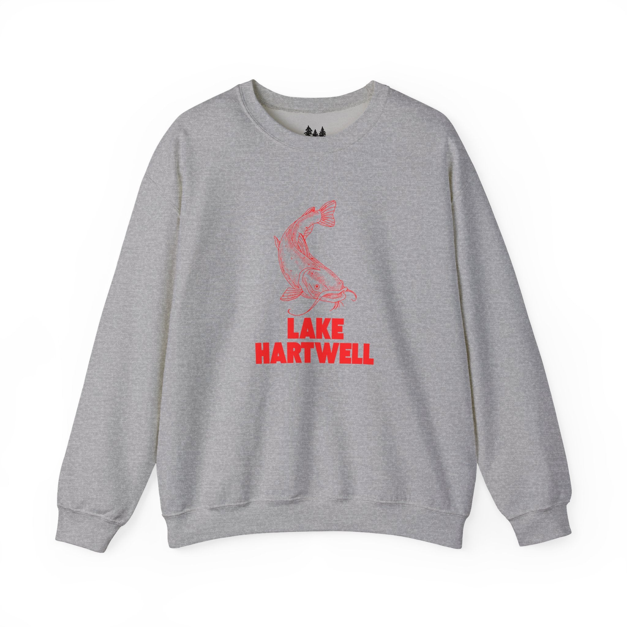 Lake Hartwell Fishing Sweatshirt, Cozy Crewneck, Perfect for Outdoorsy Lovers, Casual Wear, Gift for Nature Enthusiasts, Lake Life Apparel