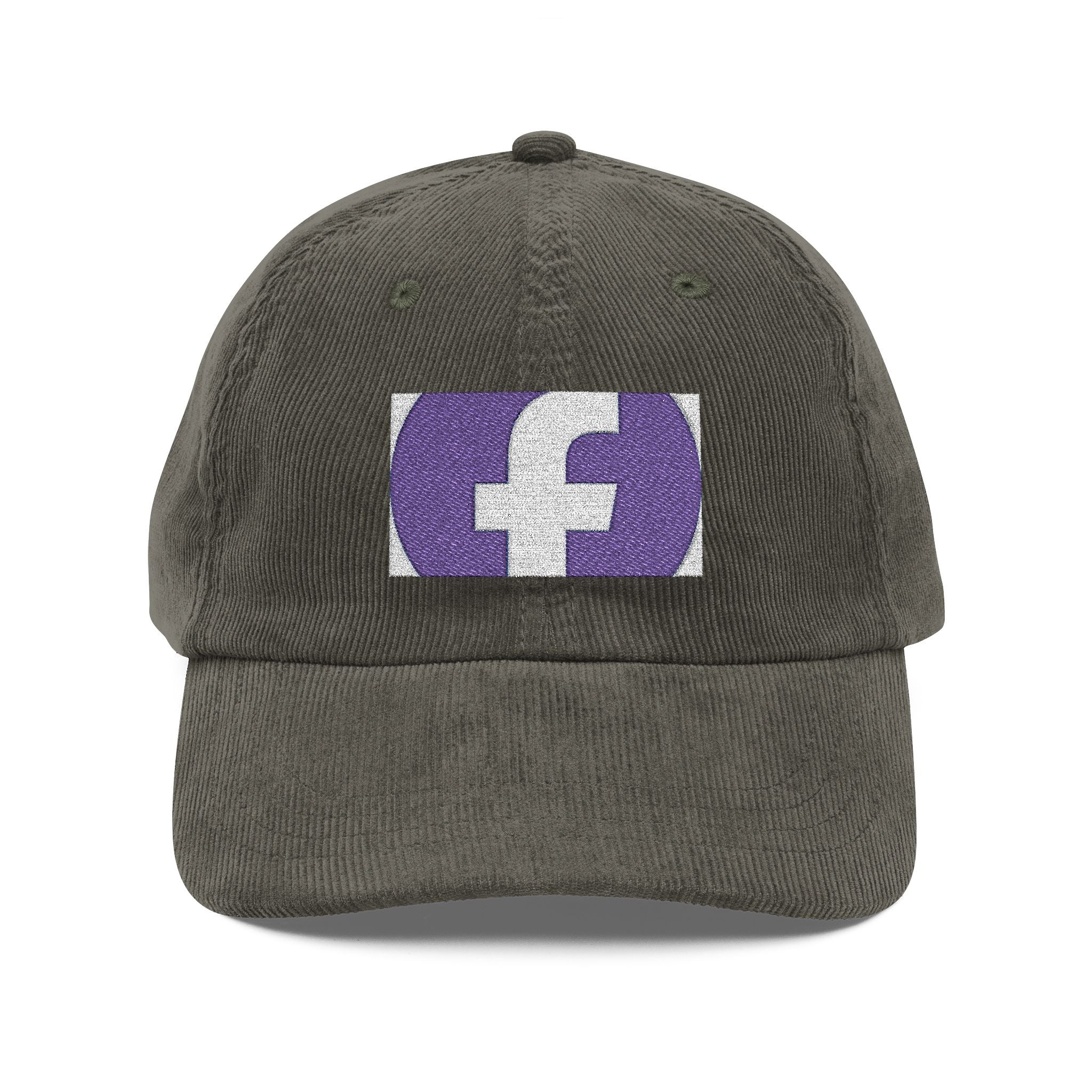 Facebook Collection Blue Embroidered Cap
